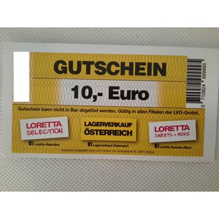 Gutschein 10 &euro;